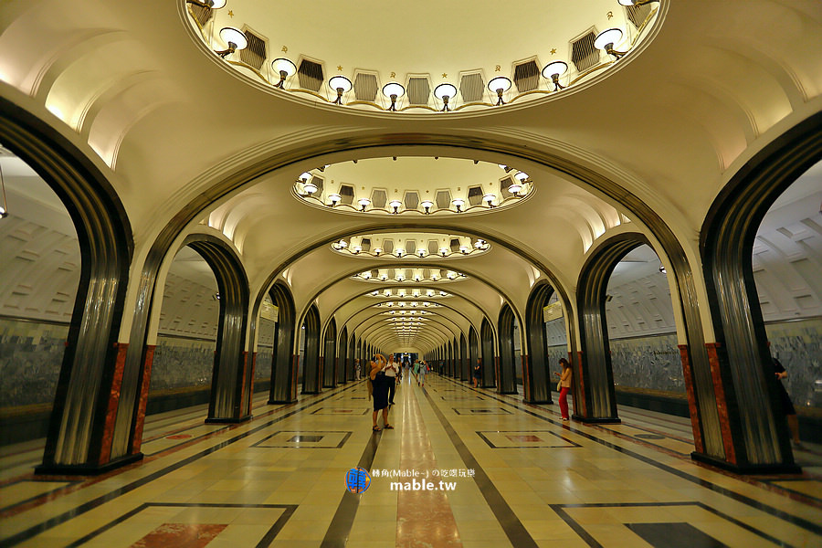 俄羅斯 莫斯科地鐵 馬雅可夫斯基站