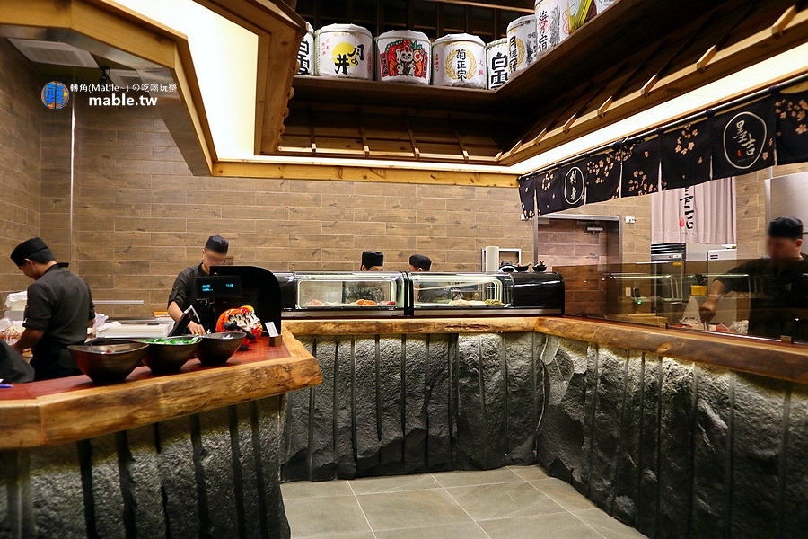 高雄 墨吉日本料理 1樓料理台