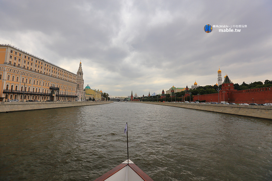 俄羅斯 莫斯科河遊船午餐