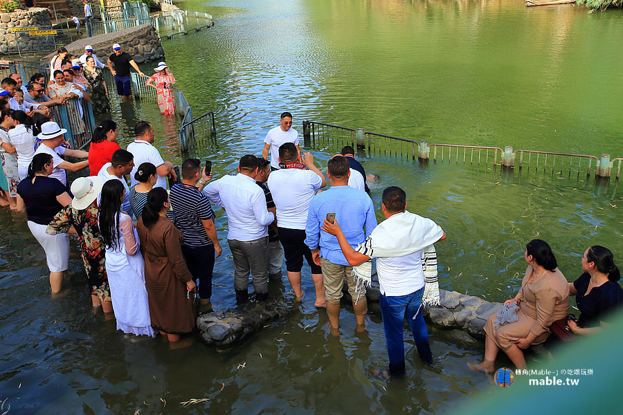 以色列 約旦河洗禮池 施洗