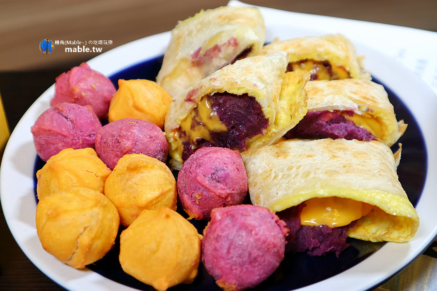 高雄河堤社區早餐 威力早午餐 紫薯蛋餅 套餐
