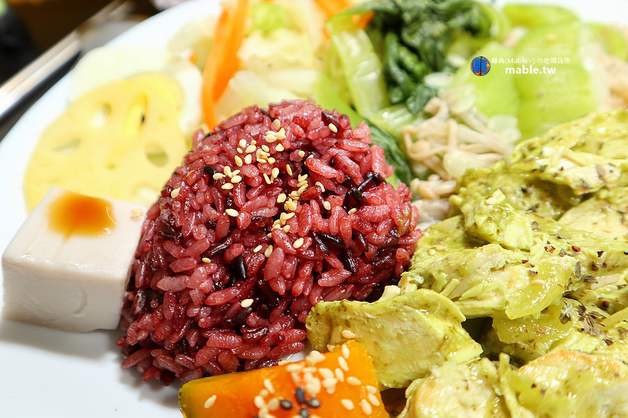 高雄鳳山低卡便當 每一天減醣健康廚房 紫米飯