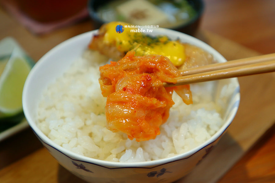 高雄簡餐 日式定食 來吃飯飯 黃金泡菜