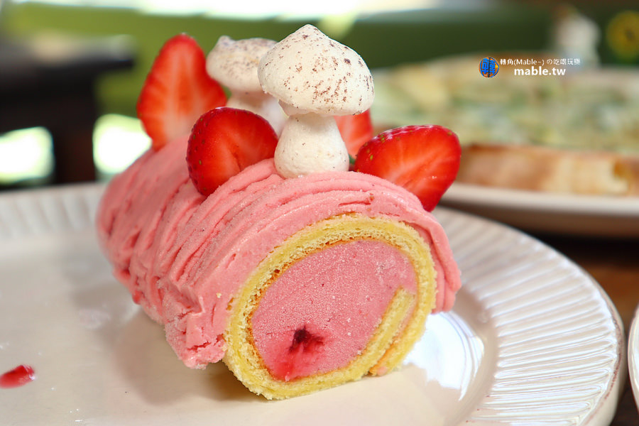 屏東美食 波波廚房 草莓冰淇淋甜點