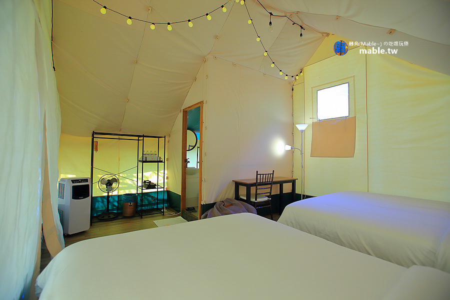 野漾莊園 新竹橫山豪華露營 帳篷內裝備